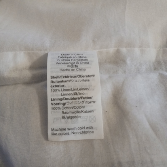 J Crew Blue & White Stripe 100% Linen Point Sur Shorts - Picture 3 of 8